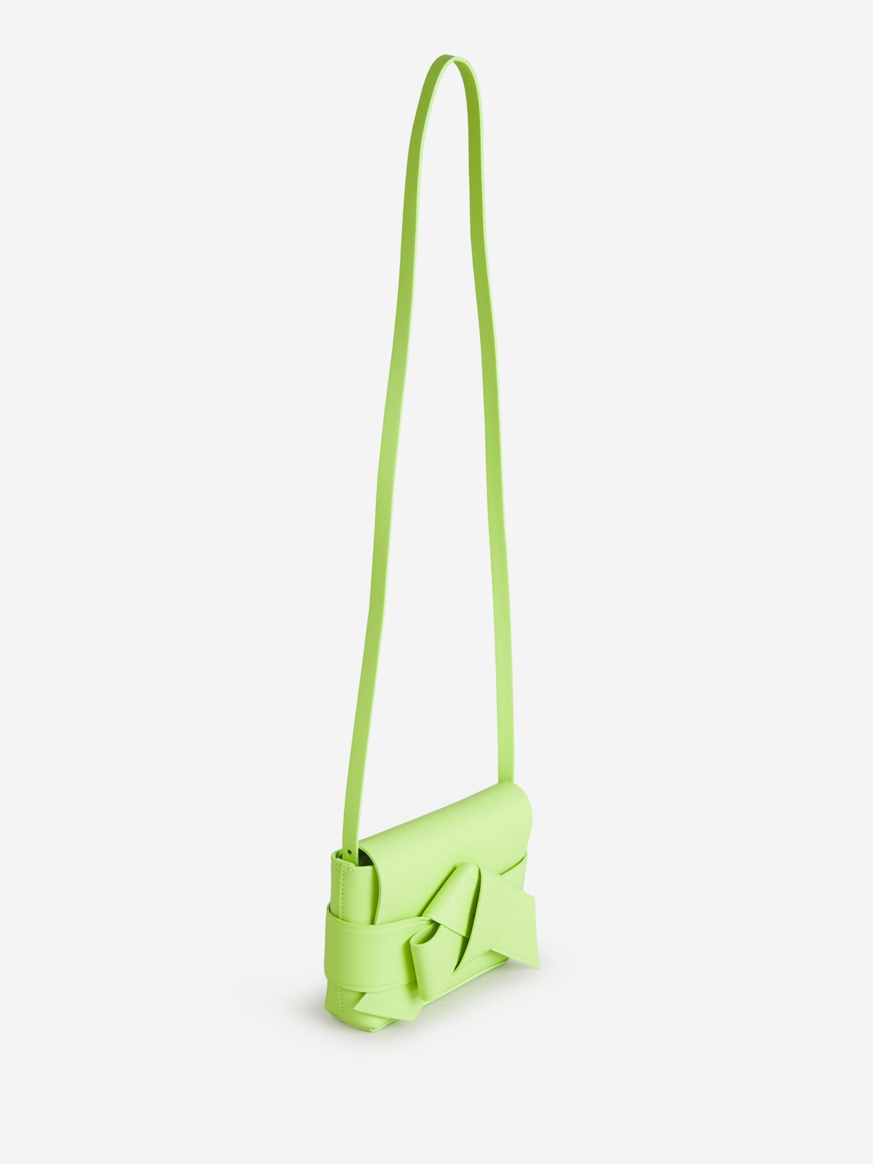 Outlet online Acne Studios Mujer Bolso Musubi Mini color Verde Lima sku 810-006910 00 - Foto 2