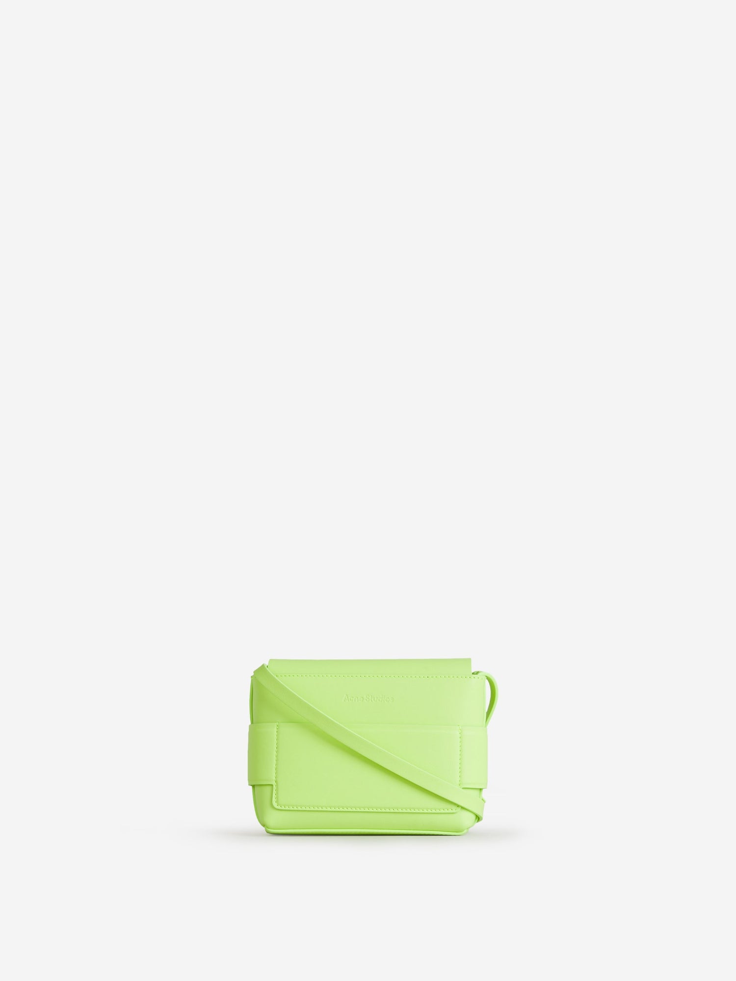 Outlet online Acne Studios Mujer Bolso Musubi Mini color Verde Lima sku 810-006910 00 - Foto 3