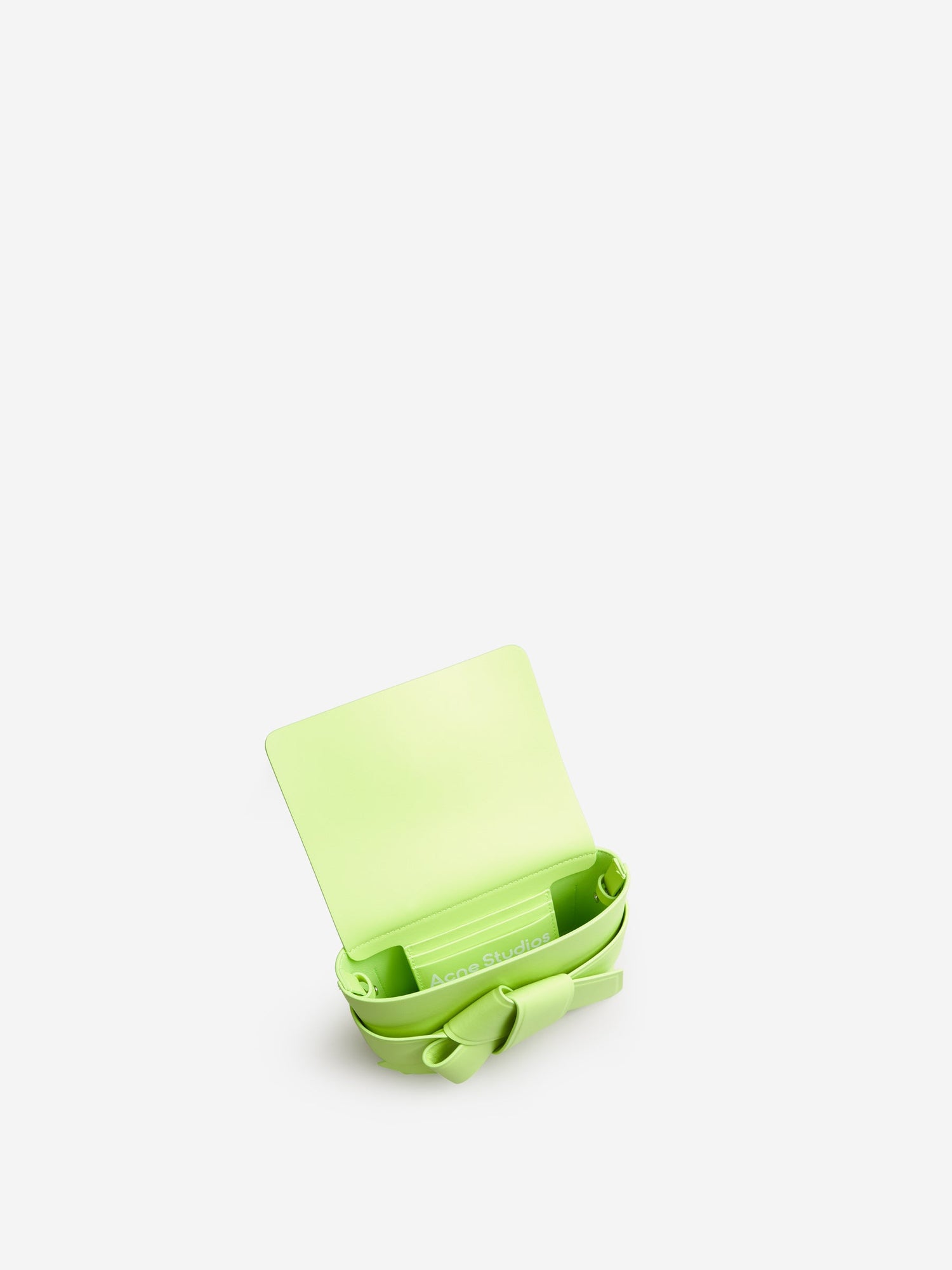 Outlet online Acne Studios Mujer Bolso Musubi Mini color Verde Lima sku 810-006910 00 - Foto 4