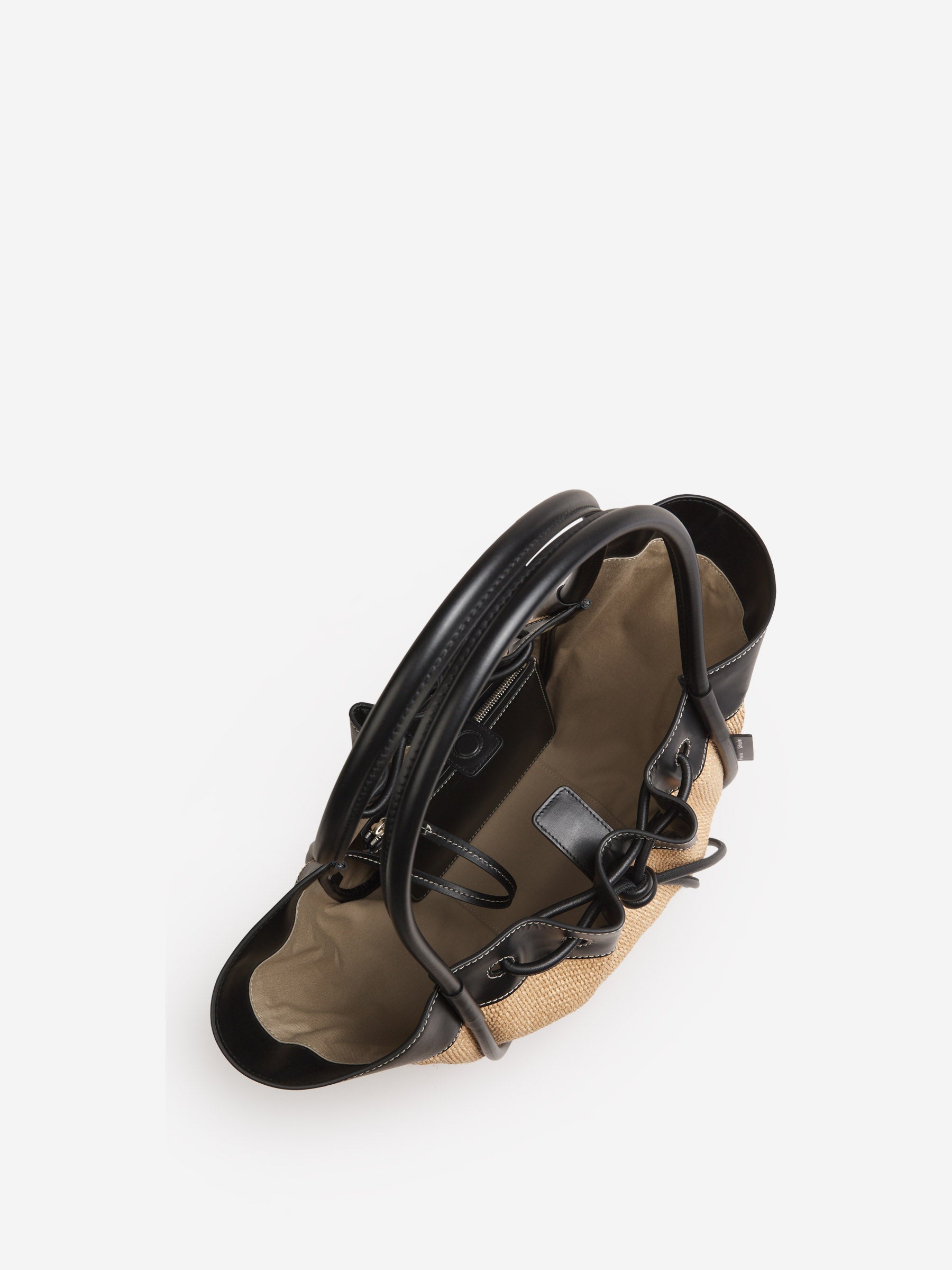 Outlet online Proenza Schouler Mujer Bolso Tote Fruncido Rafia color Azul Marino sku 810-007036 00 - Foto 11