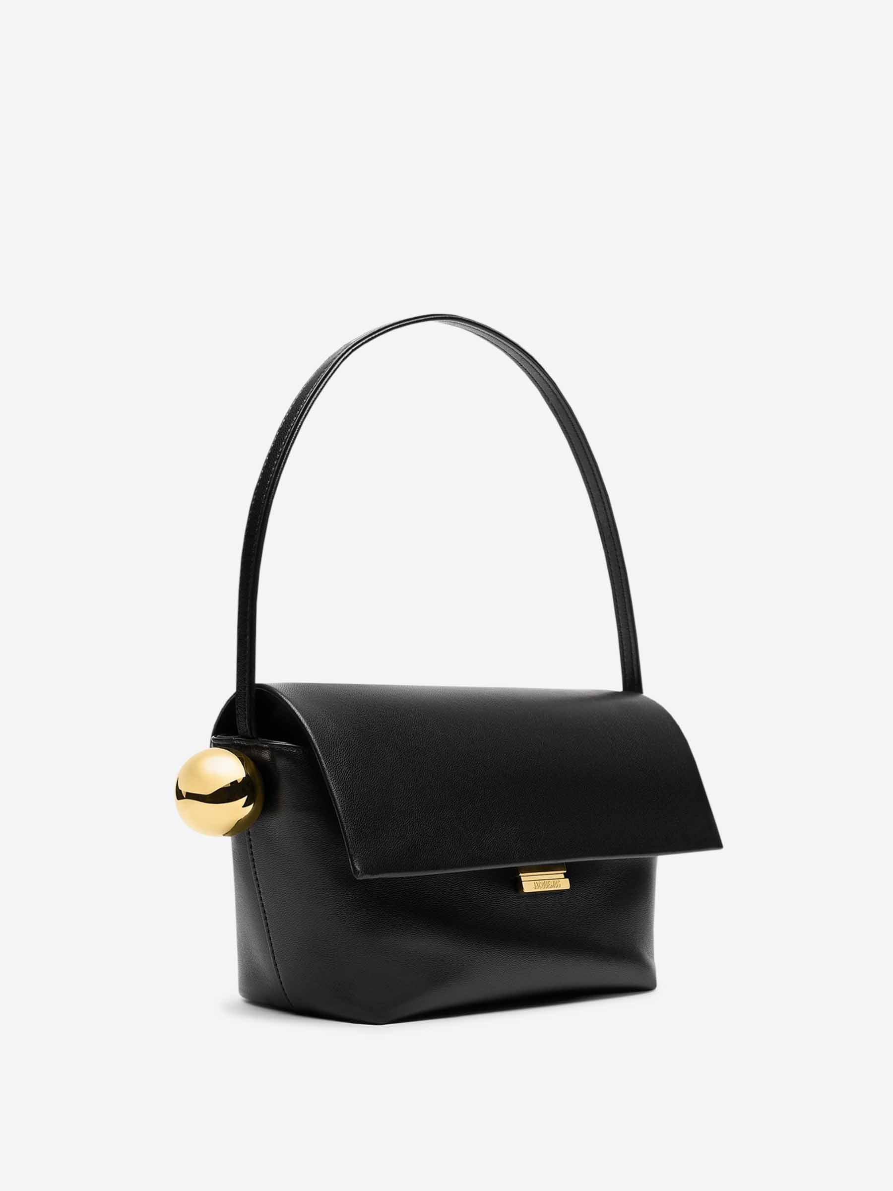 Jacquemus Mujer Barcelona Bolso Mano Le Rond Carré color Negro sku 810-007721 02 - Foto 2