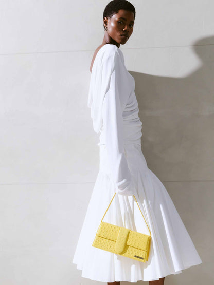 Jacquemus Mujer Barcelona Bolso Hombro Piel color Amarillo sku 810-008063 01 - Foto 4