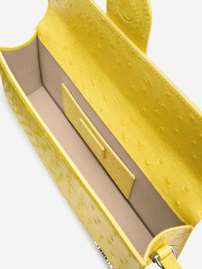 Jacquemus Mujer Barcelona Bolso Hombro Piel color Amarillo sku 810-008063 01 - Foto 2