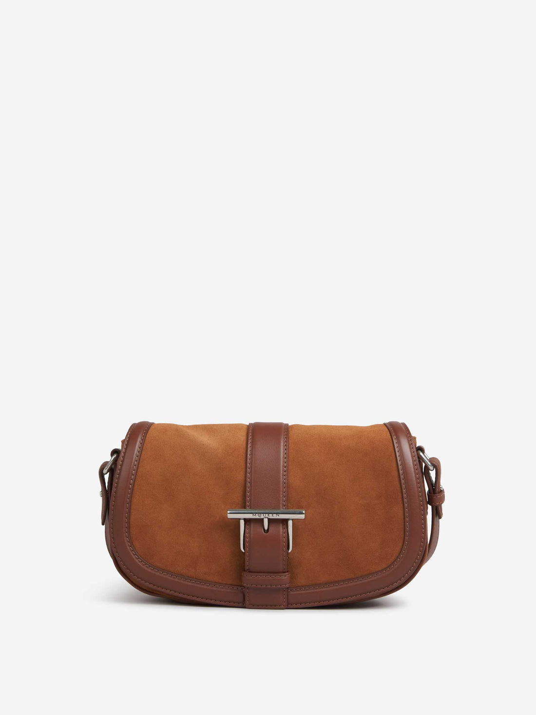 Alexander McQueen Mujer Barcelona Bolso Bandolera T-Bar color Marrón sku 810-008186 01 - Foto 1