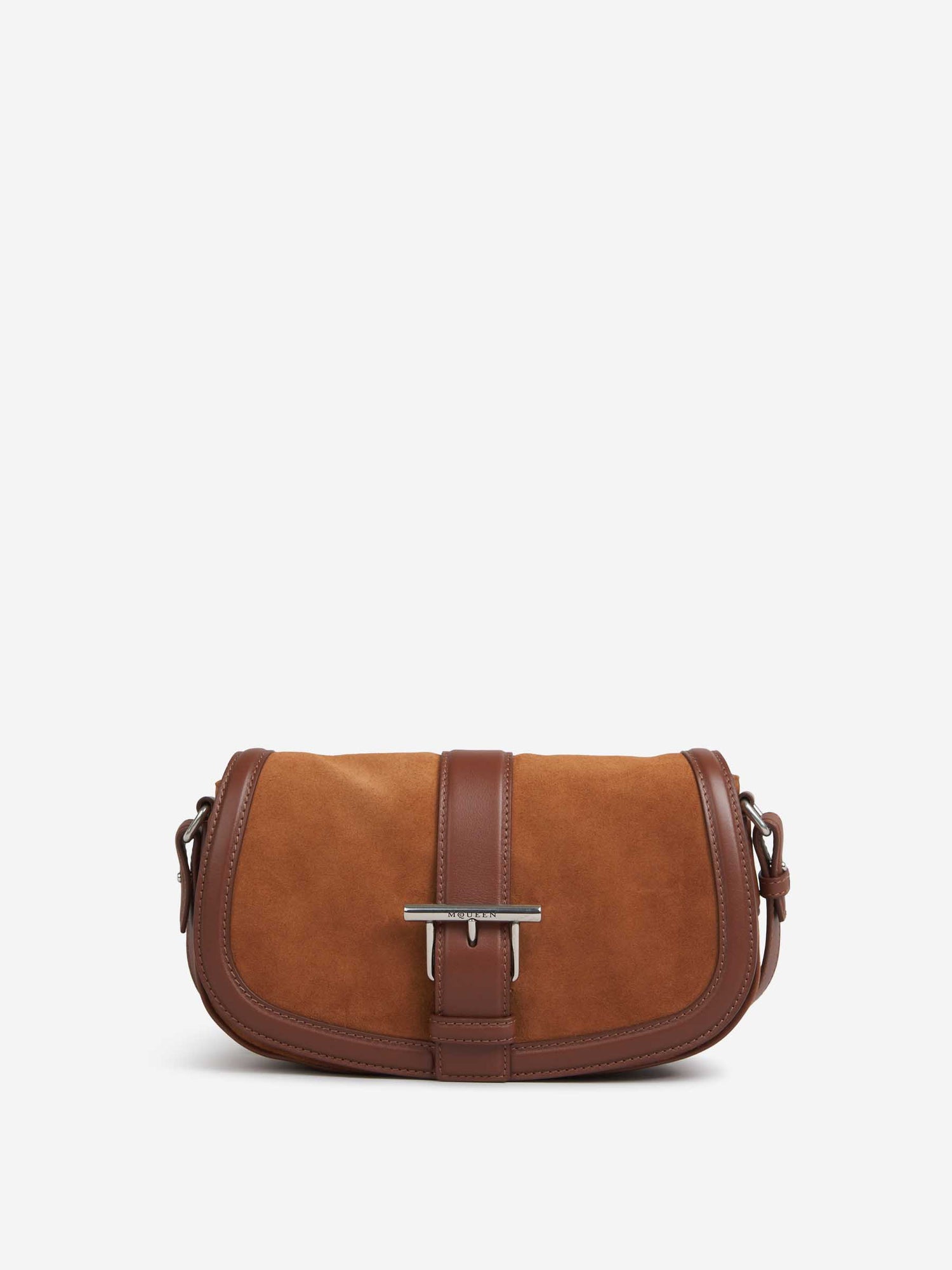 Alexander McQueen Mujer Barcelona Bolso Bandolera T-Bar color Marrón sku 810-008186 01 - Foto 1