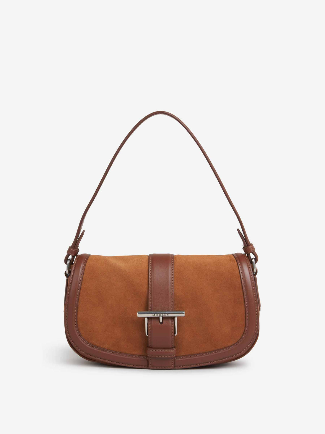 Alexander McQueen Mujer Barcelona Bolso Bandolera T-Bar color Marrón sku 810-008186 01 - Foto 2