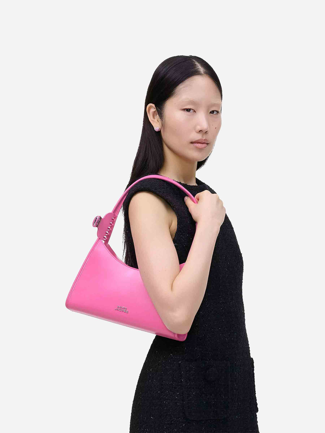 Outlet online Marc Jacobs Mujer Bolso Hombro The Glam Claw Clip color Rosa sku 810-008226 01 - Foto 2