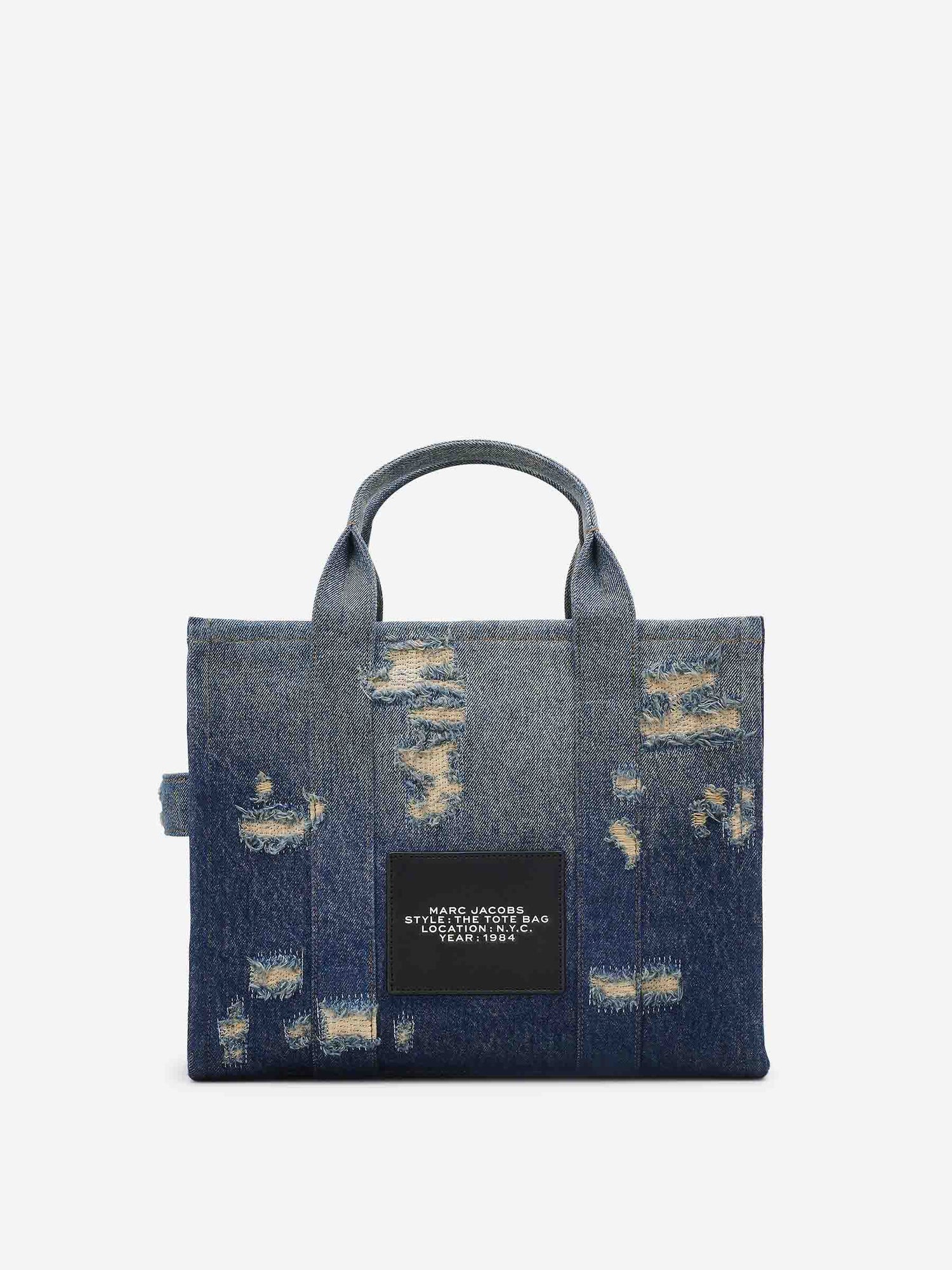 Outlet online Marc Jacobs Mujer Bolso The Rip and Repair Denim Medium Tote Bag color Azul Denim sku 810-008237 01 - Foto 3