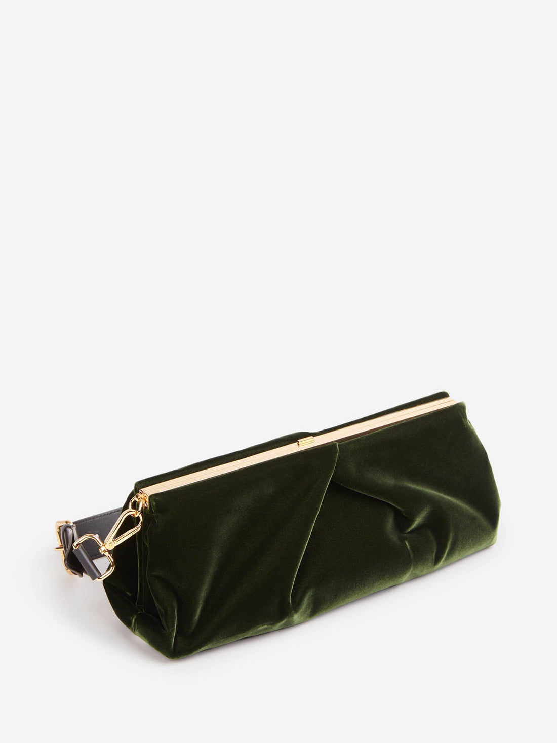 Outlet online Dries Van Noten Mujer Bolso Clutch Plisado color Verde sku 810-008278 01 - Foto 2