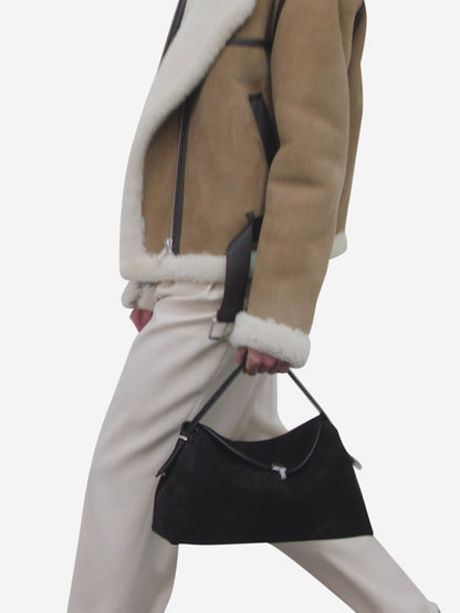 Outlet online TOTEME Mujer Bolso de Hombro Multifunción T-Lock color Marrón Oscuro sku 810-008309 01 - Foto 4