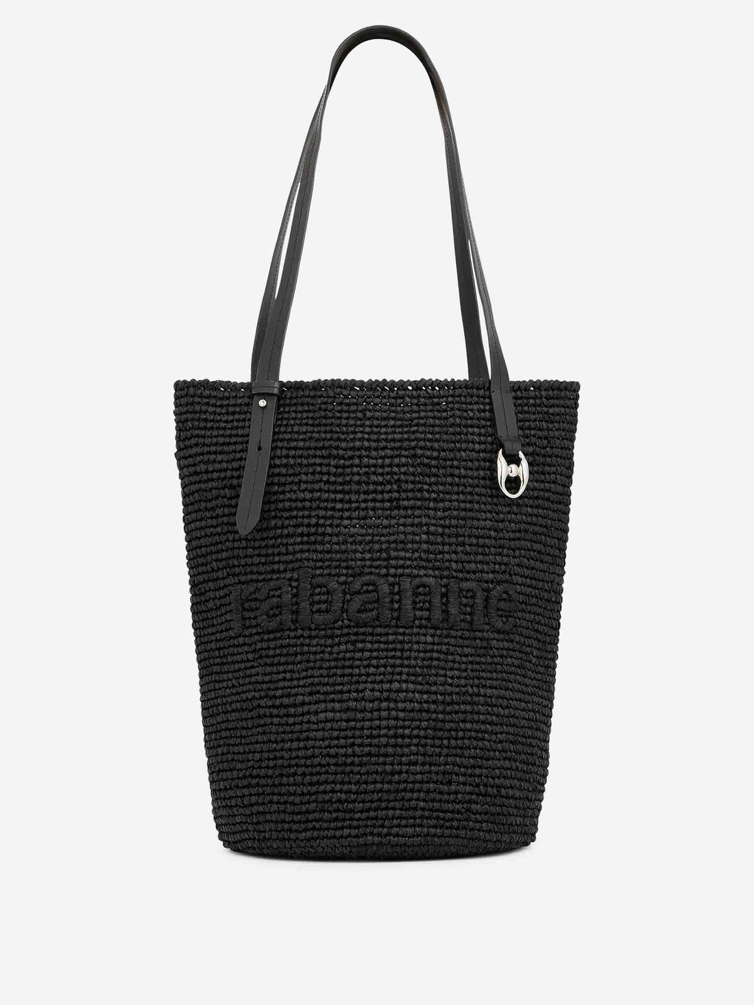 Outlet online Rabanne Mujer Bolso Tote Rafia color Negro sku 810-008345 02 - Foto 1