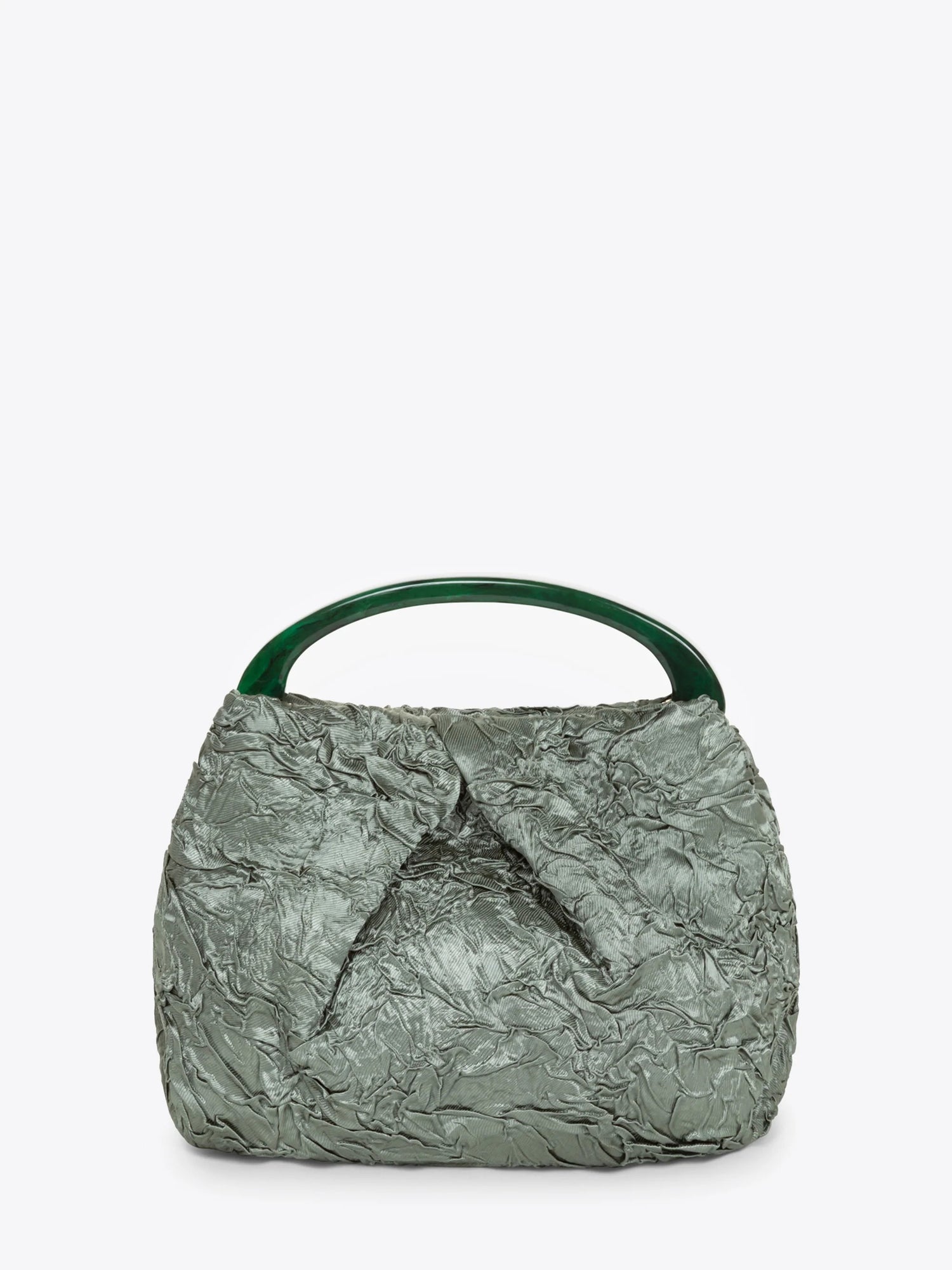Outlet online Dries Van Noten Mujer Bolso Mano Plisado color Verde sku 810-008407 02 - Foto 1