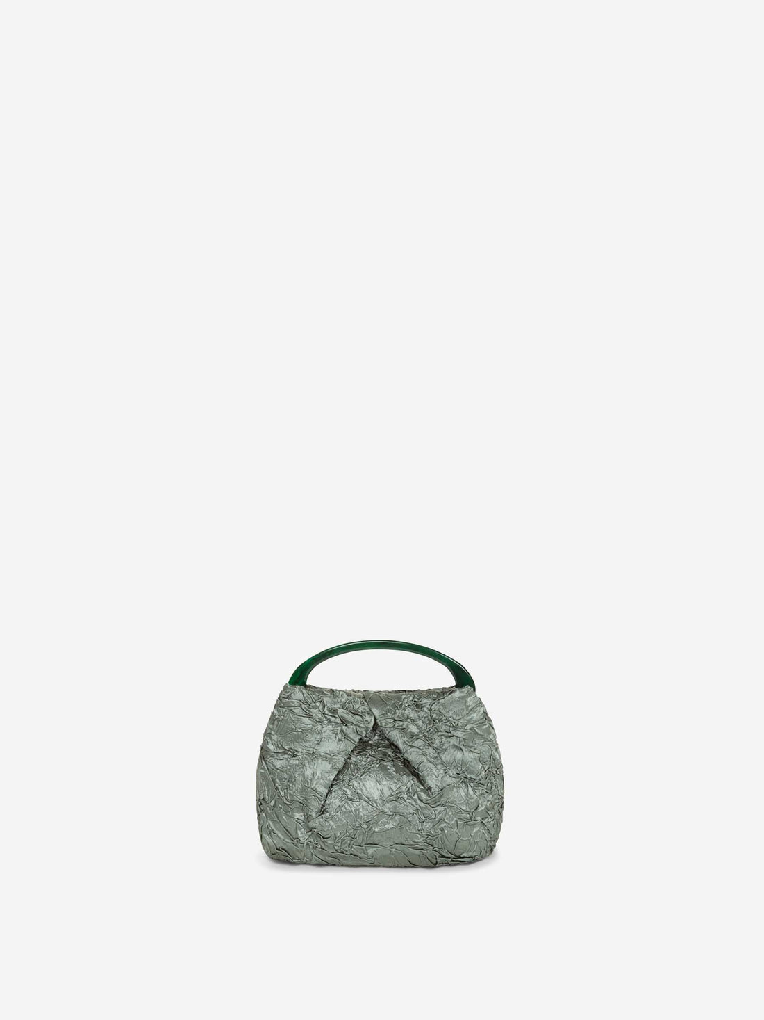Outlet online Dries Van Noten Mujer Bolso Mano Plisado color Verde sku 810-008407 02 - Foto 1