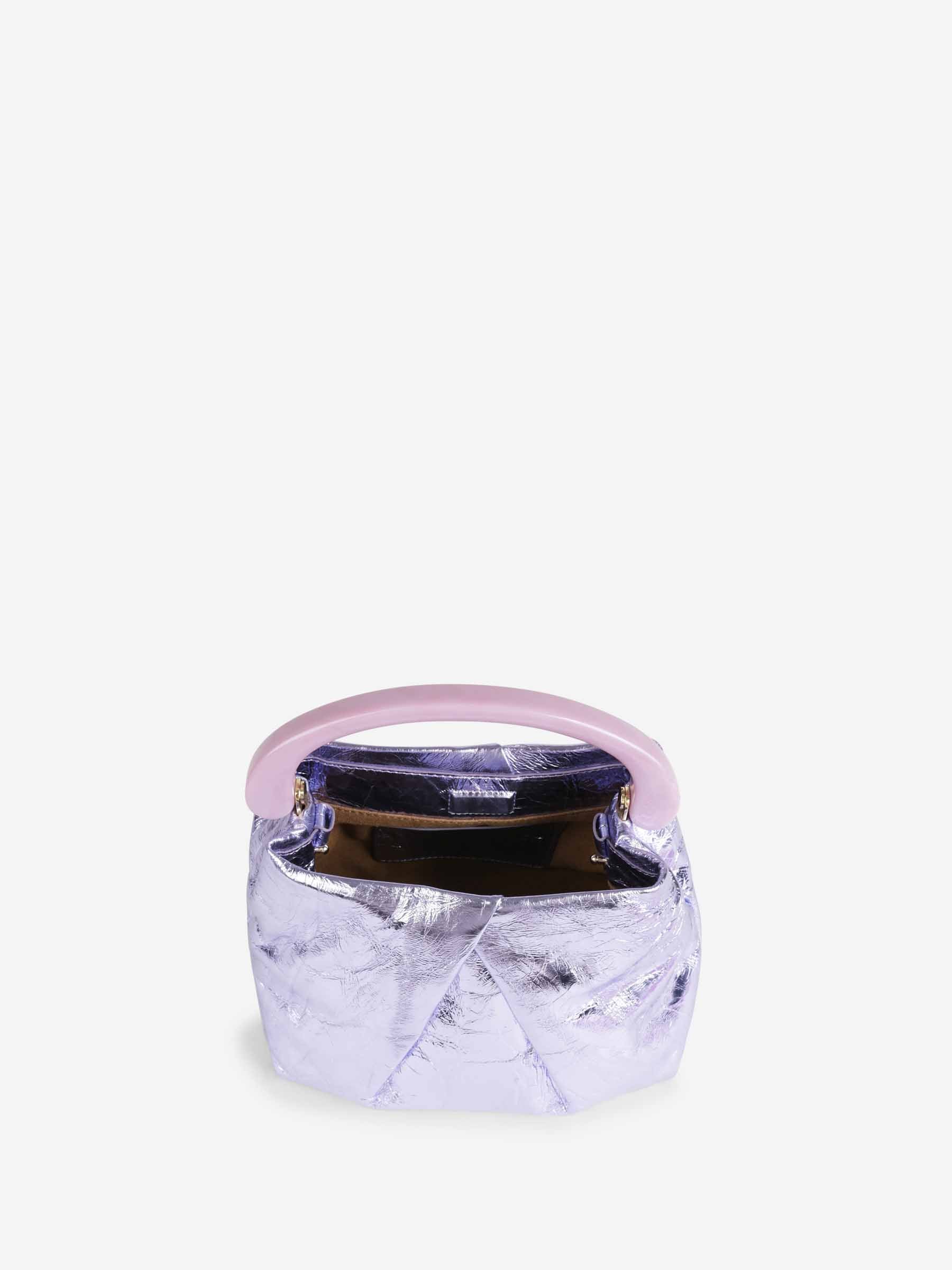 Outlet online Dries Van Noten Mujer Bolso Mano Plisado color Multicolor sku 810-008409 01 - Foto 3