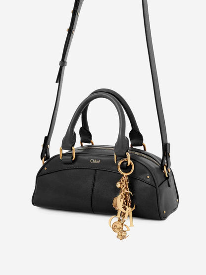 Chloé Mujer Barcelona Bolso Bowling Mini color Negro sku 810-008472 01 - Foto 2