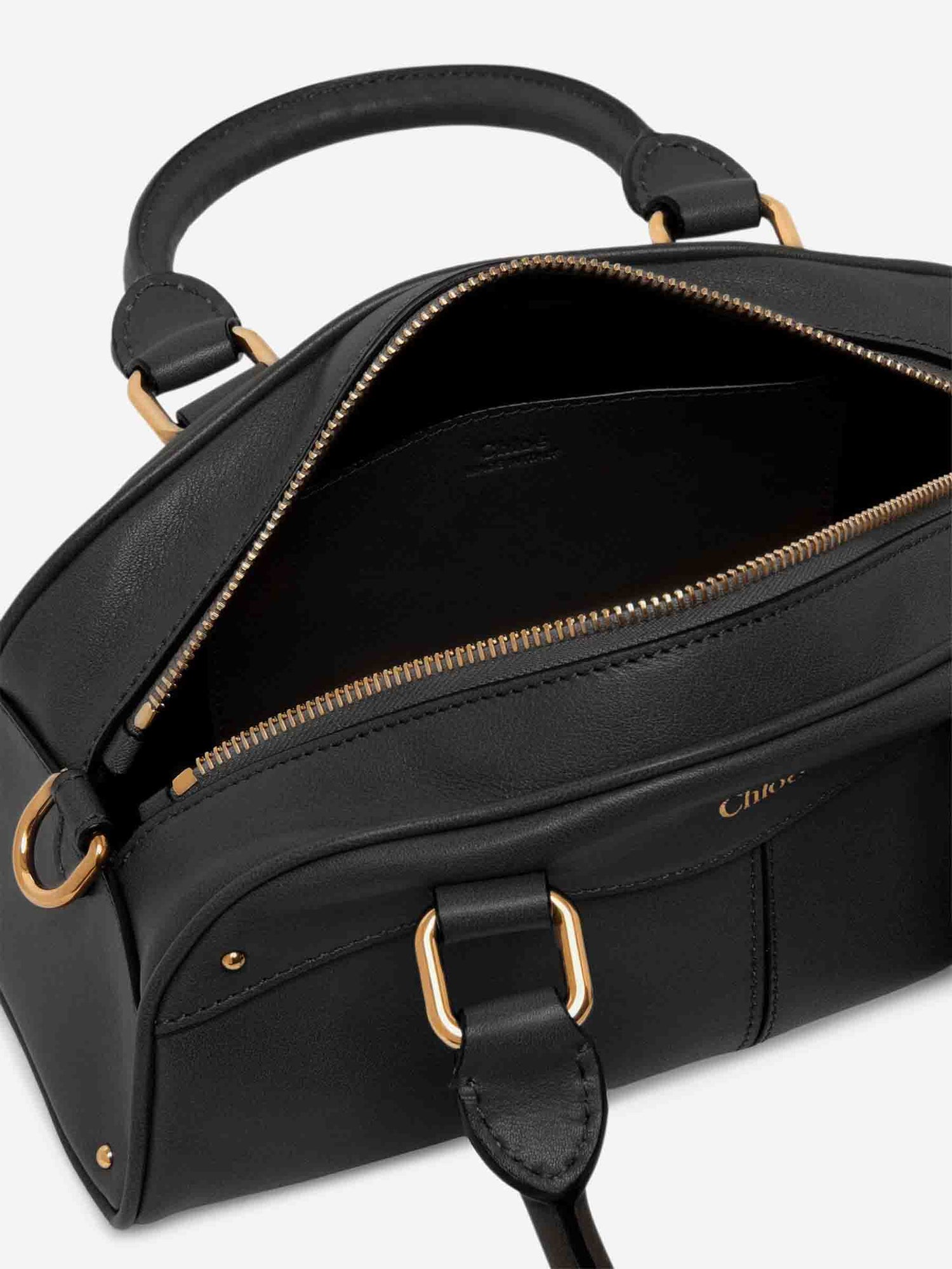 Chloé Mujer Barcelona Bolso Bowling Mini color Negro sku 810-008472 01 - Foto 4