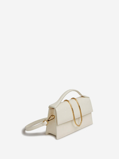 Outlet online Jacquemus Mujer Bolso Le Grand Bambino color Marfil sku 810-008513 01 - Foto 2