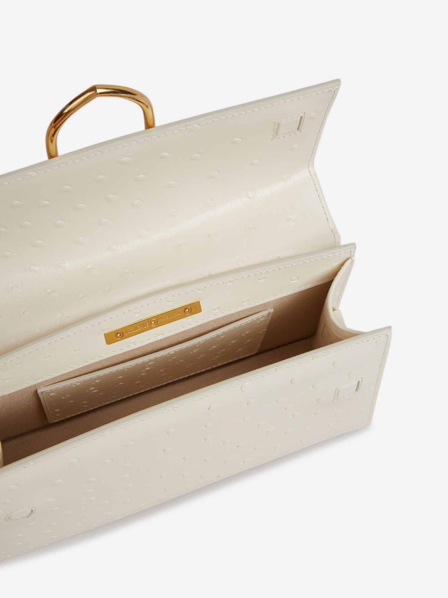 Outlet online Jacquemus Mujer Bolso Le Grand Bambino color Marfil sku 810-008513 01 - Foto 4