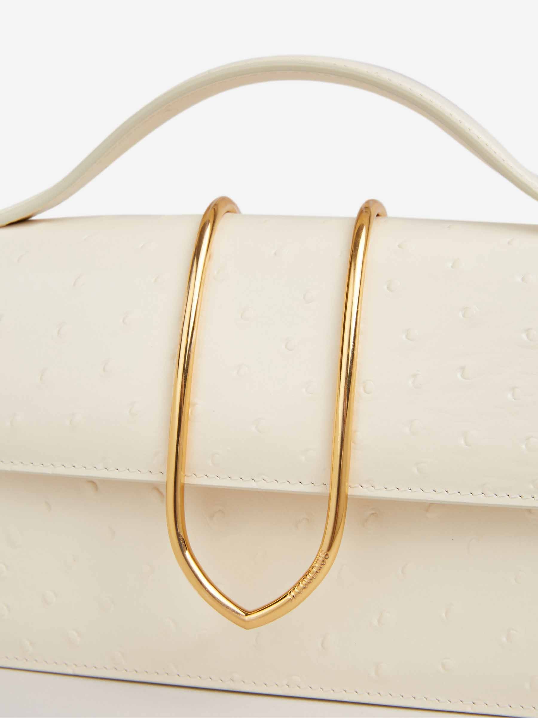 Outlet online Jacquemus Mujer Bolso Le Grand Bambino color Marfil sku 810-008513 01 - Foto 5