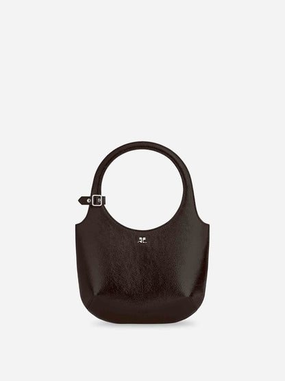 Outlet online Courrèges Mujer Bolso Holy Naplack color Marrón Oscuro sku 811-000010 01 - Foto 1