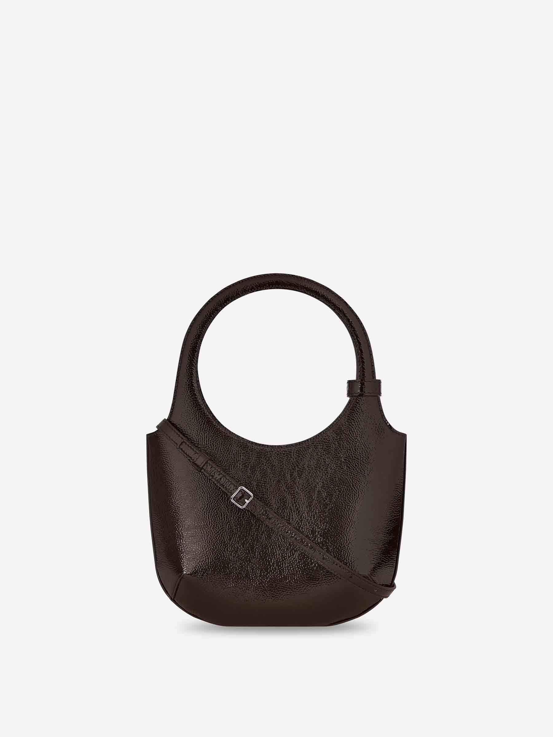 Outlet online Courrèges Mujer Bolso Holy Naplack color Marrón Oscuro sku 811-000010 01 - Foto 3