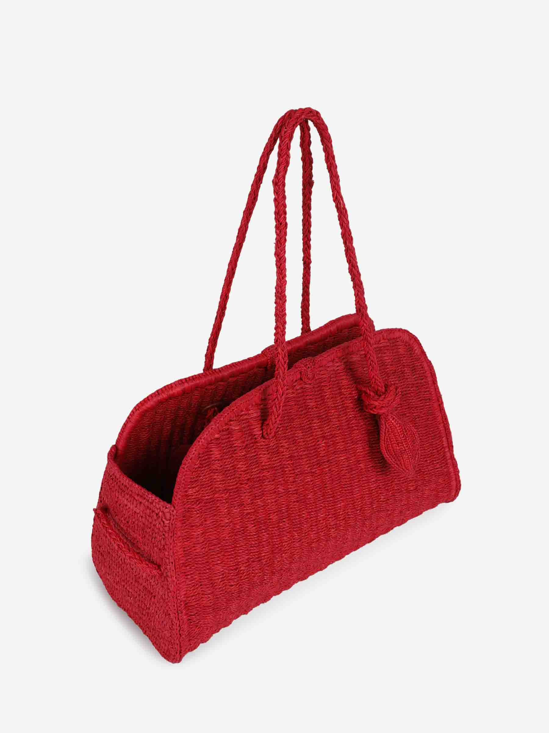 Outlet online Jacquemus Mujer Bolso Le Turismo color Rojo sku 814-000102 02 - Foto 2