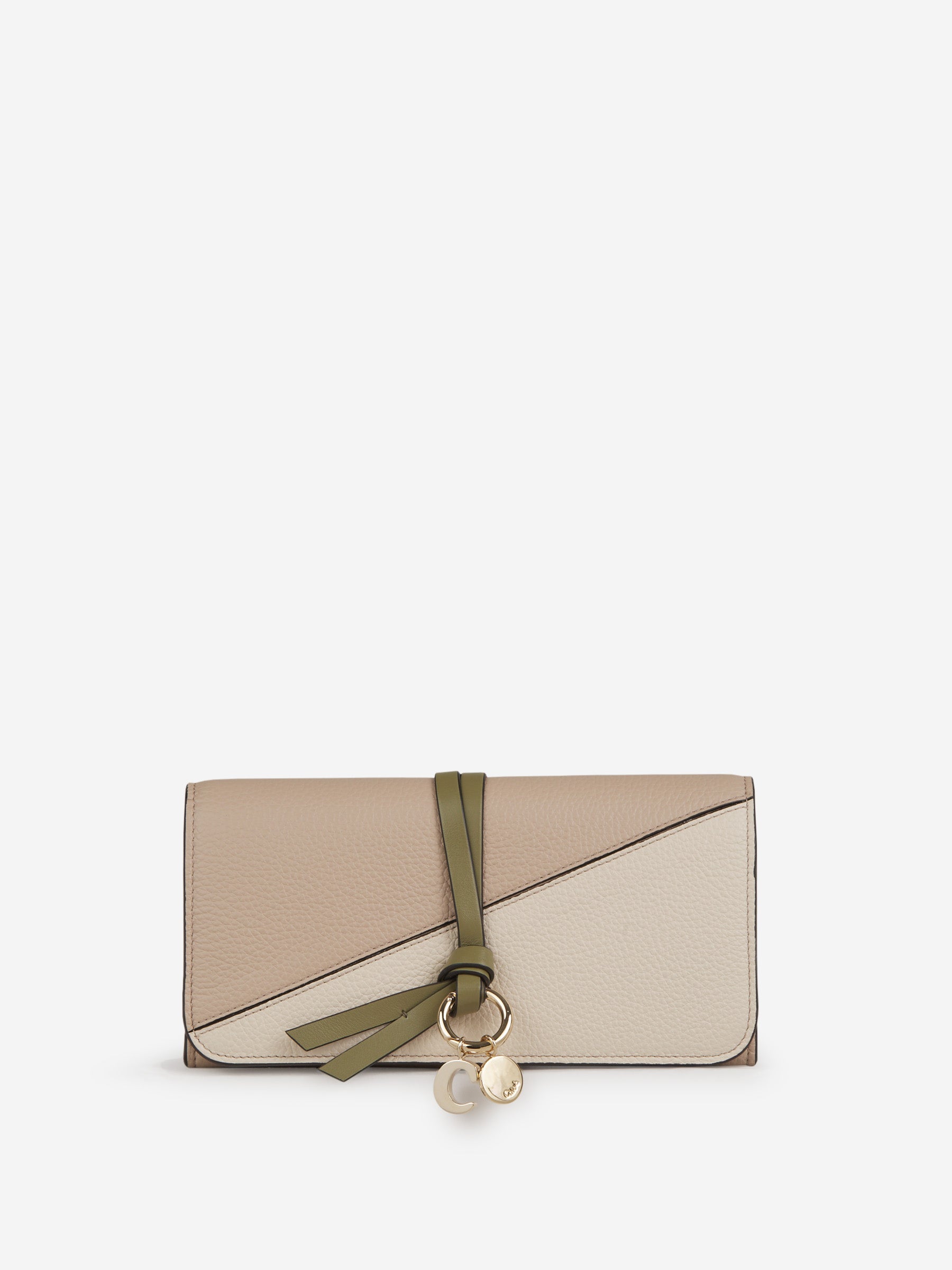 Outlet online Chloé Mujer Monedero Solapa Alphabet color Beis sku 820-000660 01 - Foto 1
