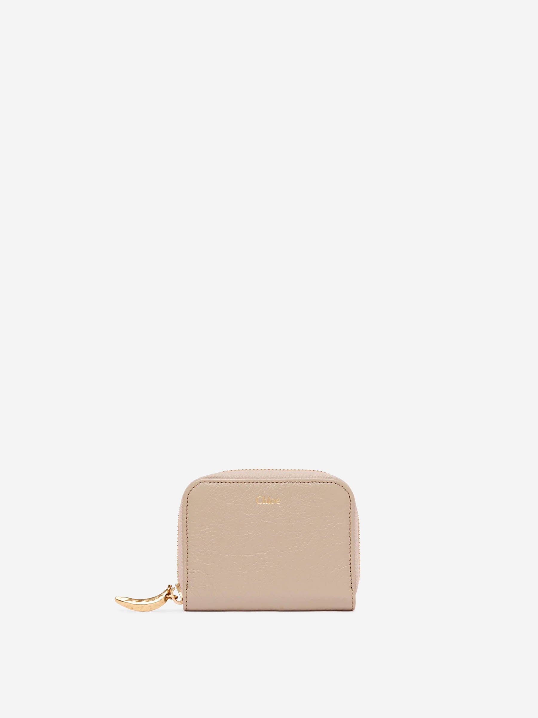 Outlet online Chloé Mujer Monedero Banana Granulado color Beige sku 820-000721 02 - Foto 1