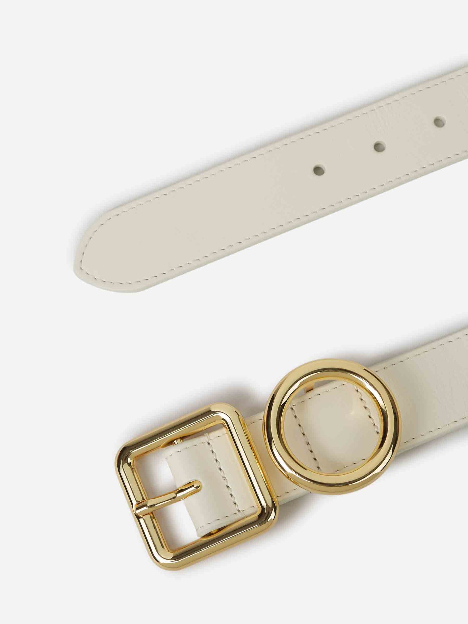 Outlet online Jacquemus Mujer Cinturón Regalo Piel color Crema sku 830-000385 01 - Foto 4