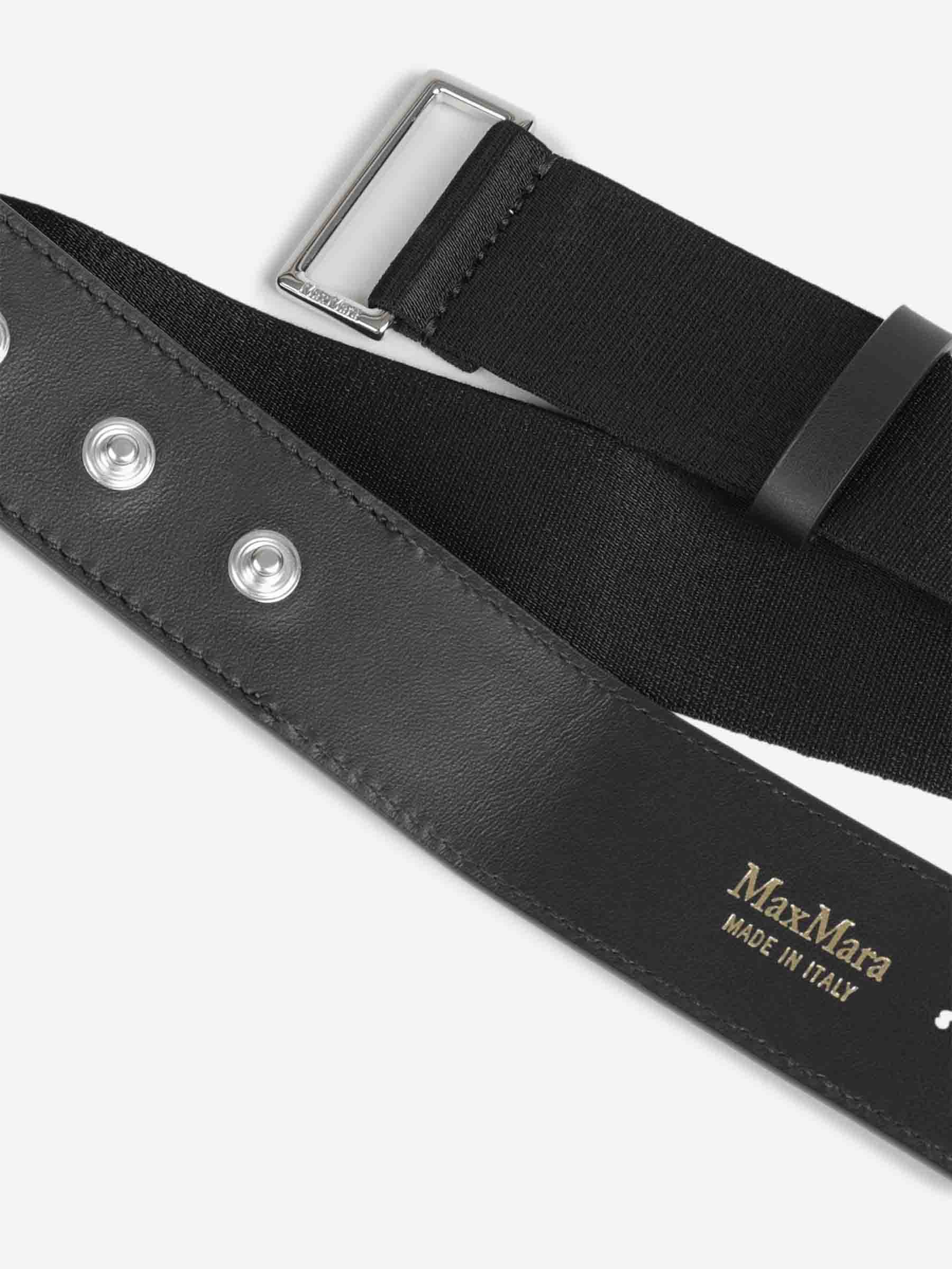 Outlet online Max Mara Mujer Cinturón elásitico color Negro sku 830-000417 01 - Foto 4