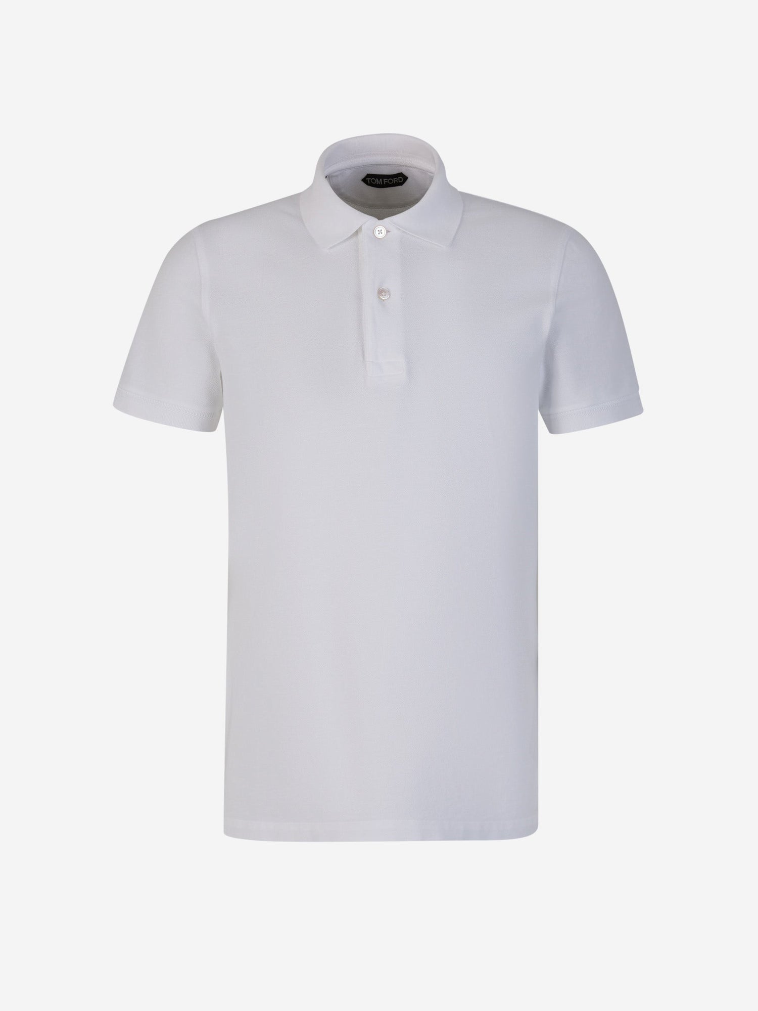 Outlet online Tom Ford Hombre Polo Piqué Algodón color Blanco sku 552-001445 03 - Foto 1