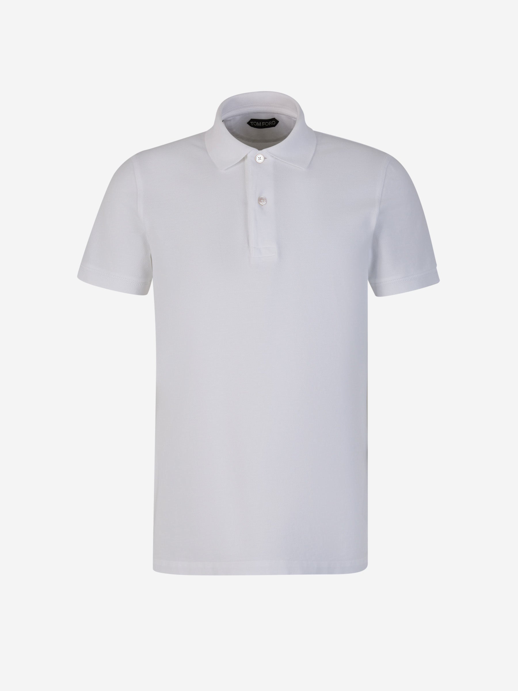 Outlet online Tom Ford Hombre Polo Piqué Algodón color Blanco sku 552-001445 03 - Foto 1