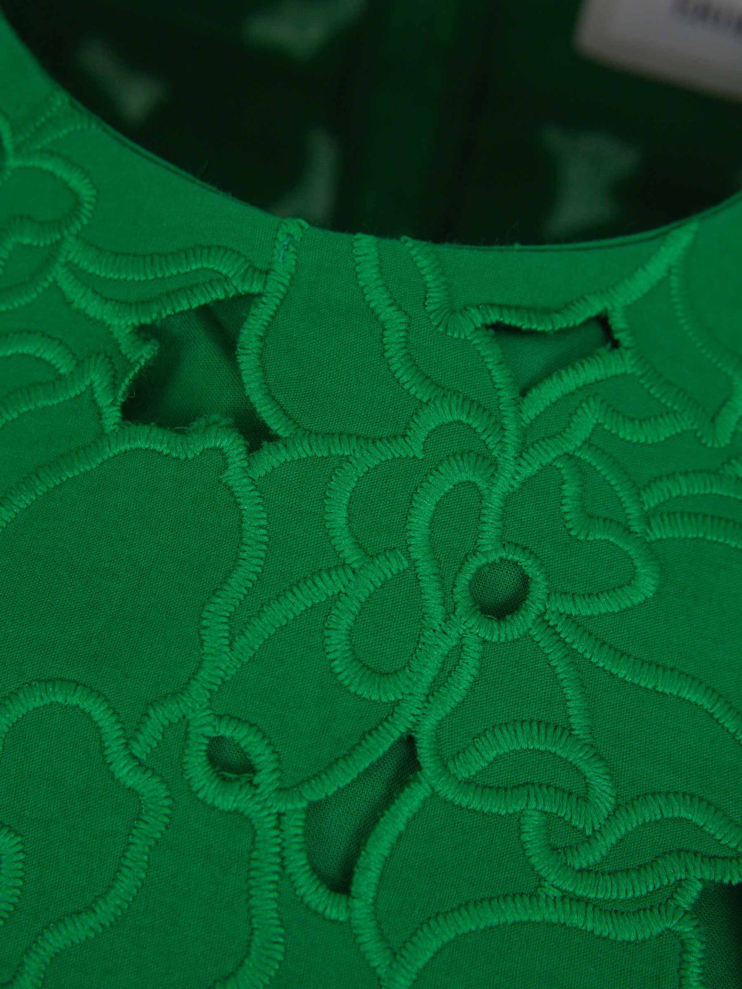 Outlet online Erdem Mujer Vestido Mini Cutwork color Verde Claro sku 731-005883 01 - Foto 4