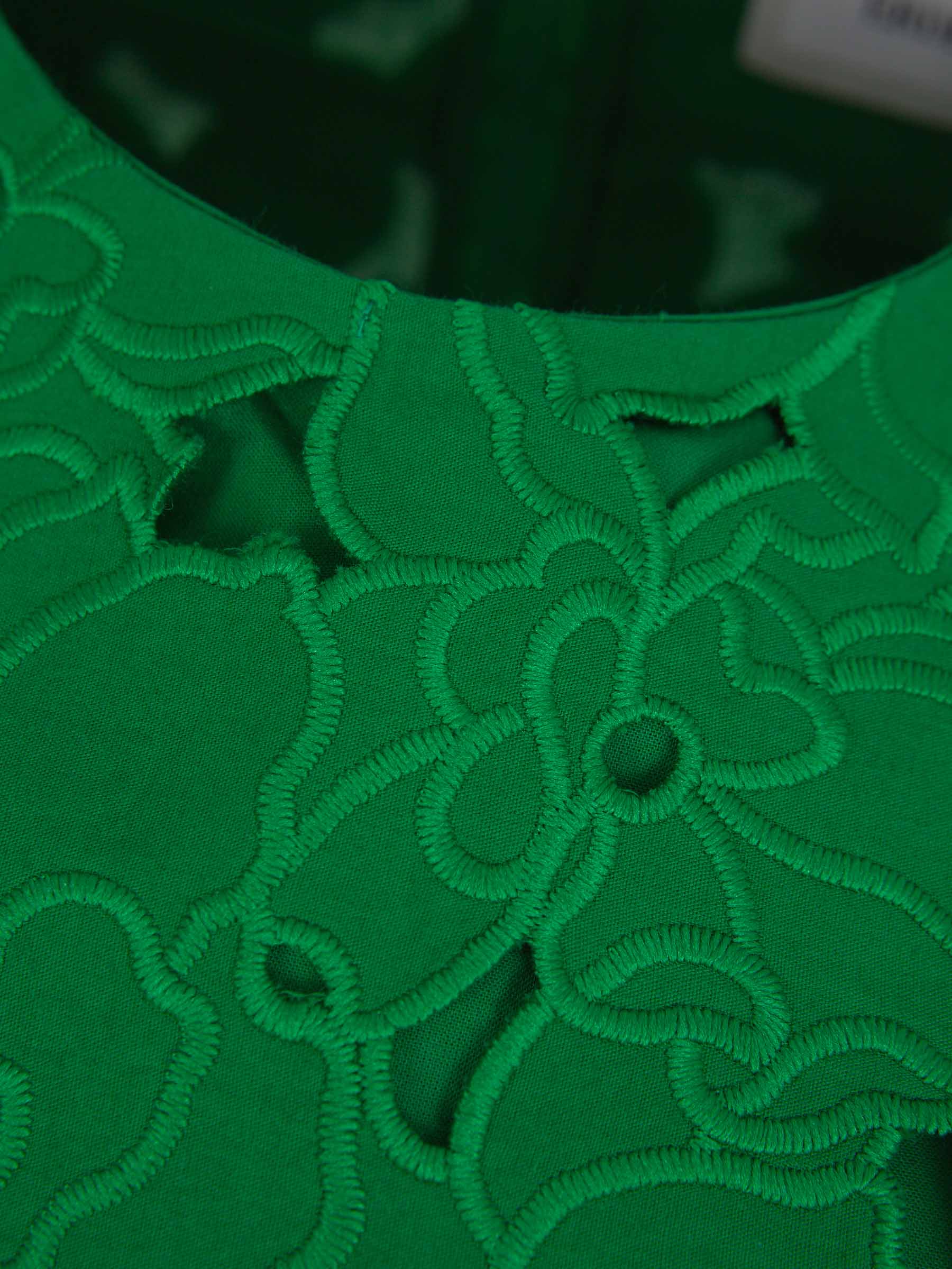 Outlet online Erdem Mujer Vestido Mini Cutwork color Verde Claro sku 731-005883 01 - Foto 4