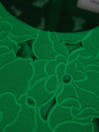 Outlet online Erdem Mujer Vestido Mini Cutwork color Verde Claro sku 731-005883 01 - Foto 4