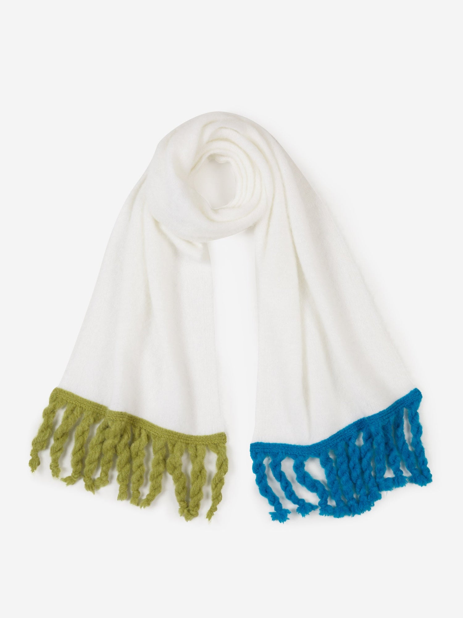 Outlet online Dorothee Schumacher Mujer Bufanda Lana Flecos color Marfil sku 840-000742 01 - Foto 1