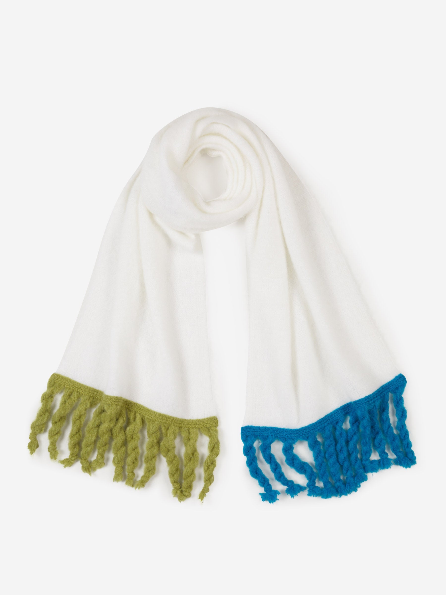 Outlet online Dorothee Schumacher Mujer Bufanda Lana Flecos color Marfil sku 840-000742 01 - Foto 1
