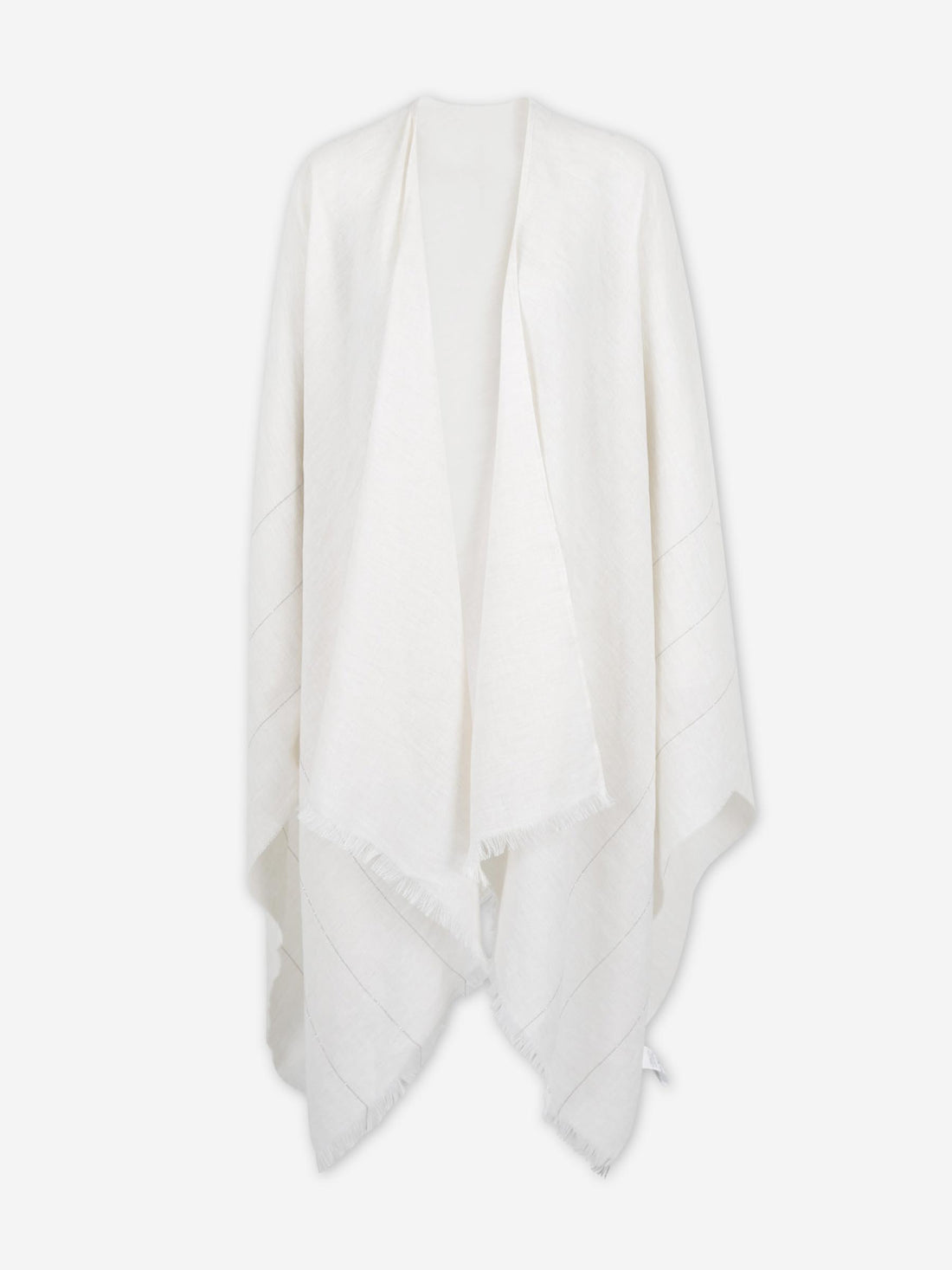 Peserico Mujer Barcelona Poncho Algodón Lino color Crema sku 840-000823 01 - Foto 1