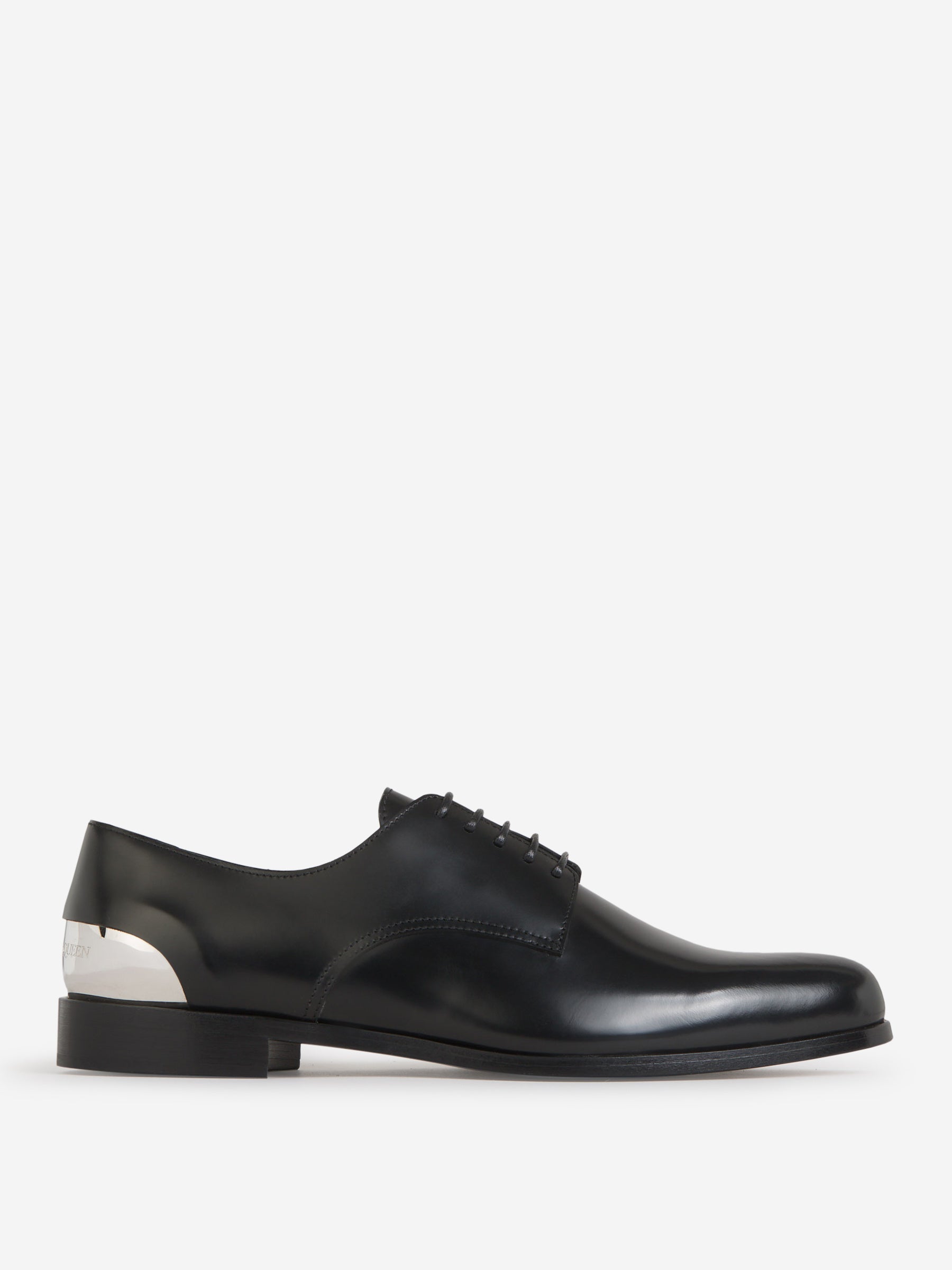 Patent Leather Derby Shoes Alexander McQueen Luxury Brand Outlet