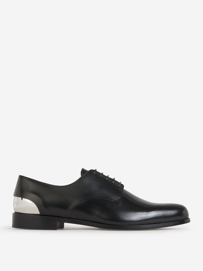 Outlet online McQueen Hombre Zapatos Derby Charol color Negro sku 611-004370 01 - Foto 1