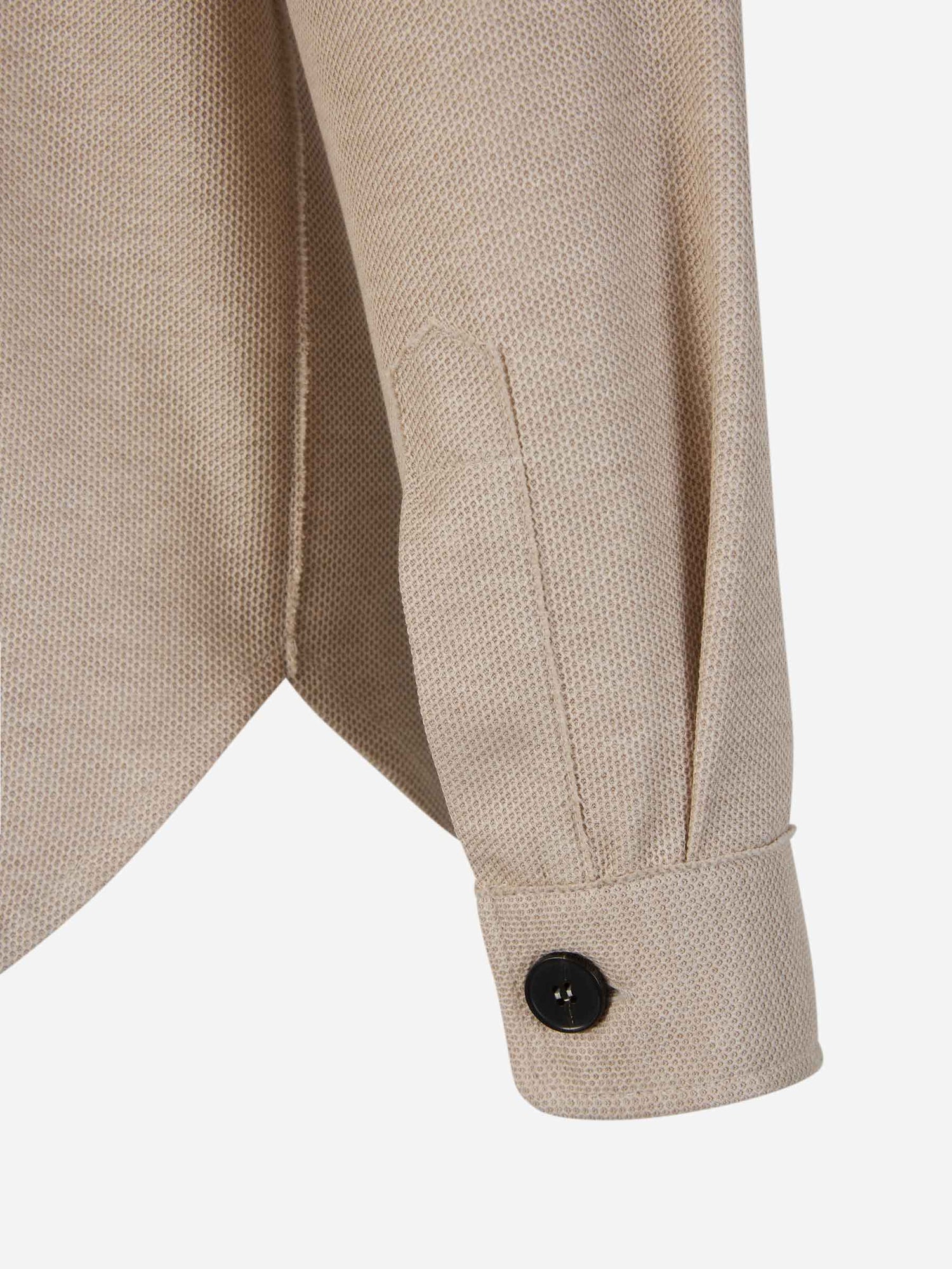 Outlet online Harris Wharf Hombre Sobrecamisa Algodón Bolsillos color Crema sku 512-002160 01 - Foto 6