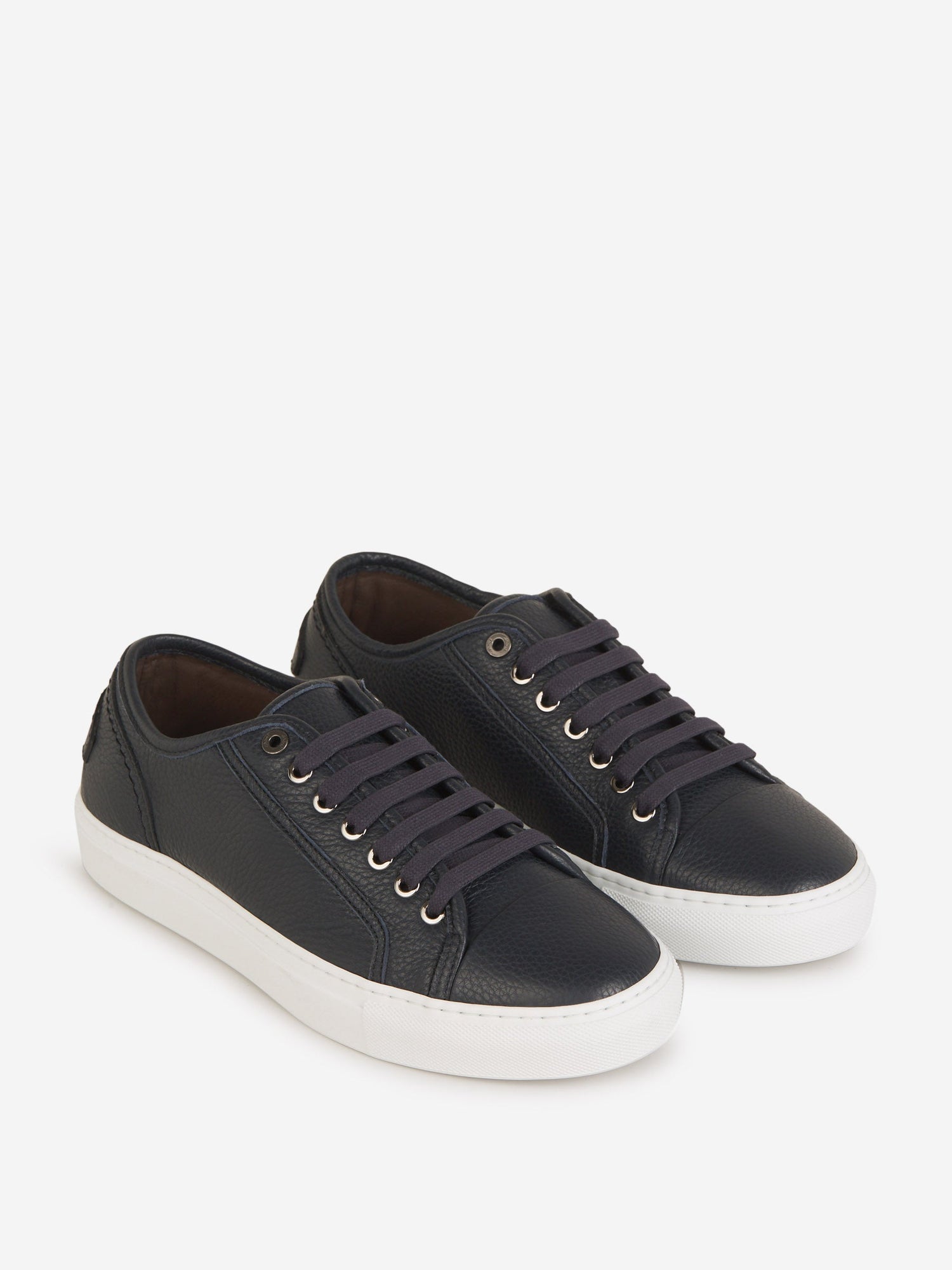Outlet online Brioni Hombre Sneakers Sustainable Piel color Azul Noche sku 616-002649 01 - Foto 2