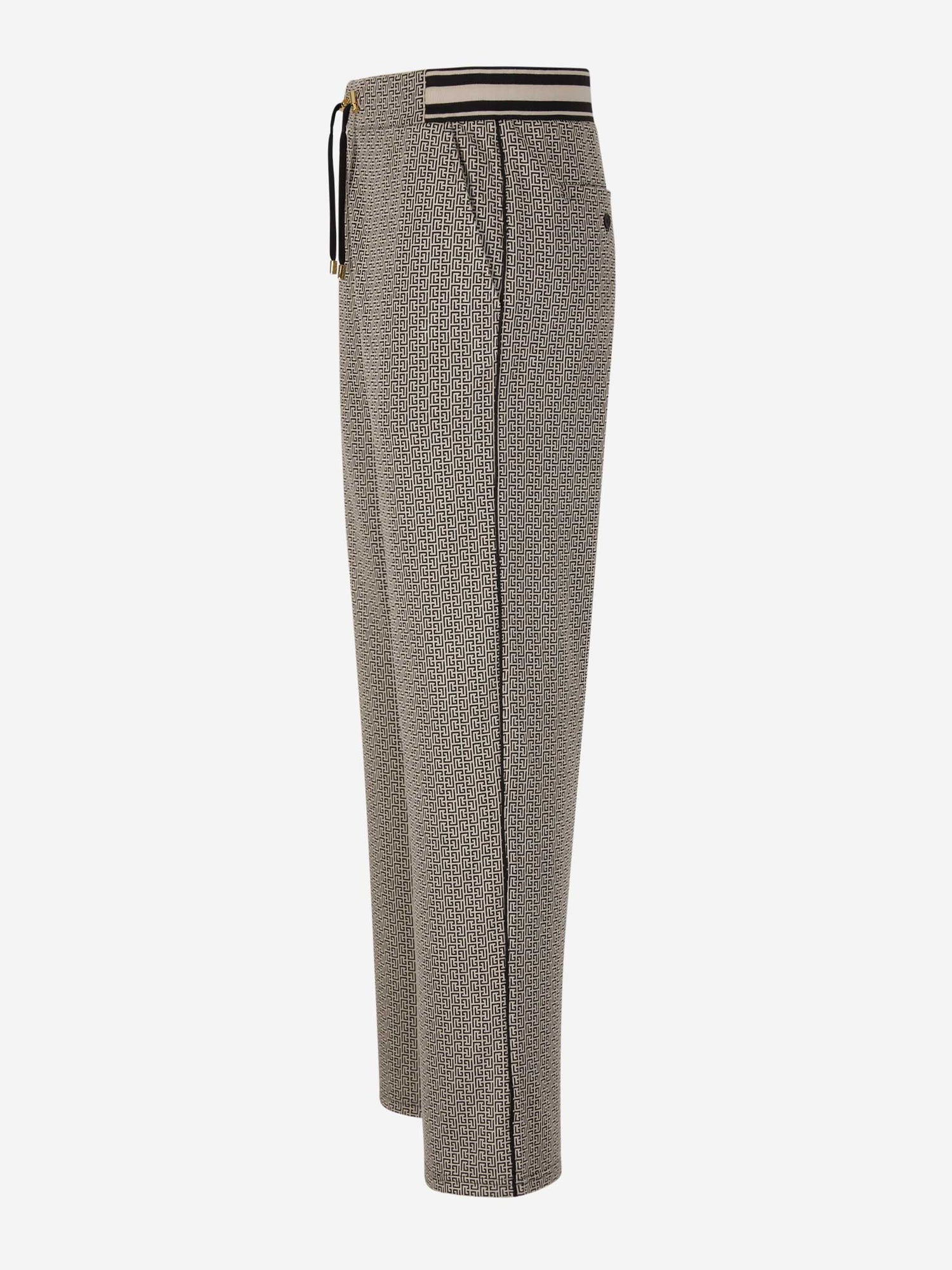 Outlet online Balmain Hombre Joggers Jacquard Monograma color Negro sku 521-002793 00 - Foto 2