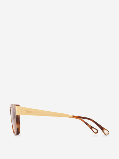 Chloé Mujer Barcelona Gafas de Sol Cuadradas color Carey sku 860-001335 02 - Foto 3