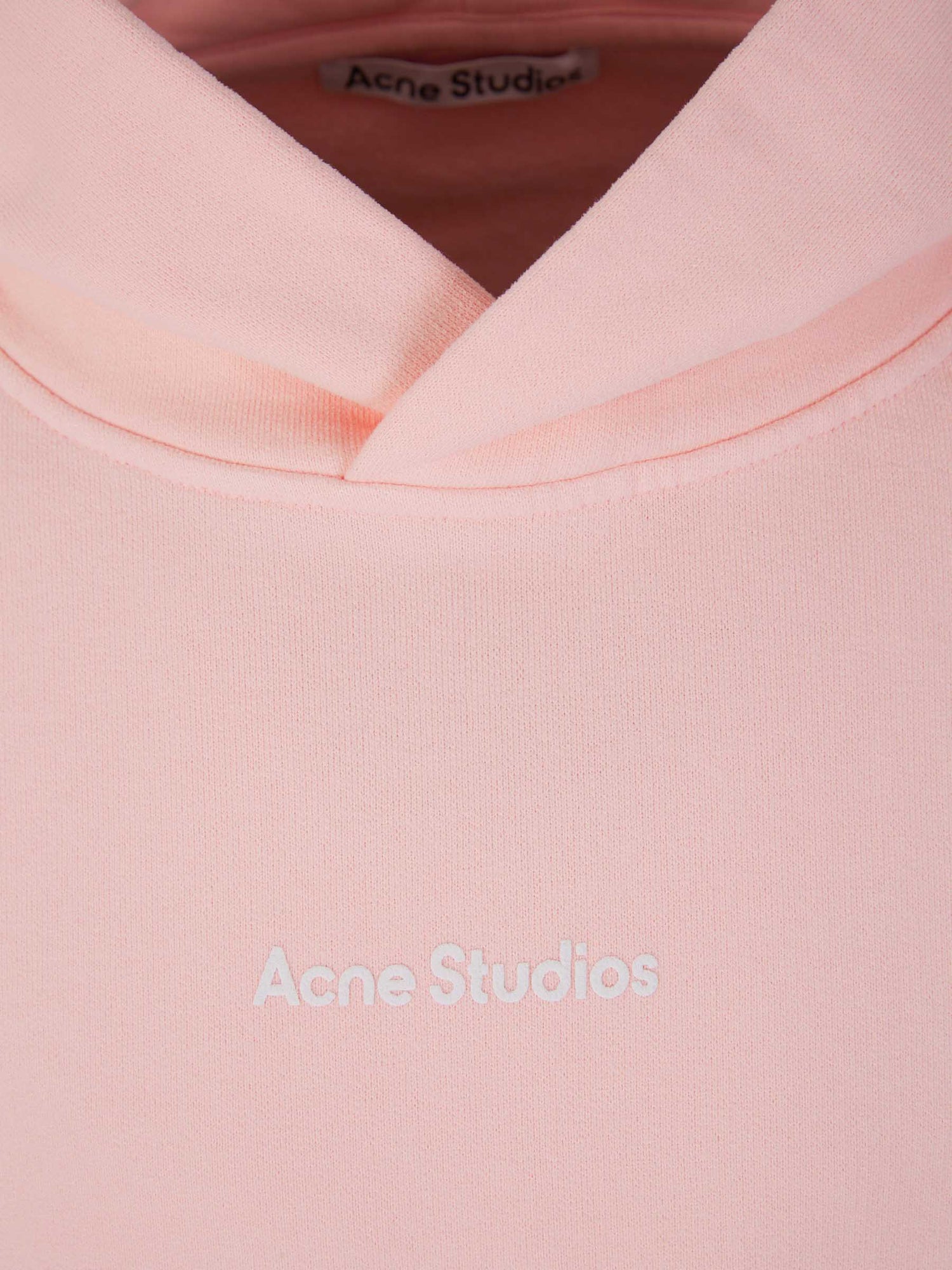 Outlet online Acne Studios Hombre Sudadera Capucha Estampada color Rosa Palo sku 545-001517 01 - Foto 3
