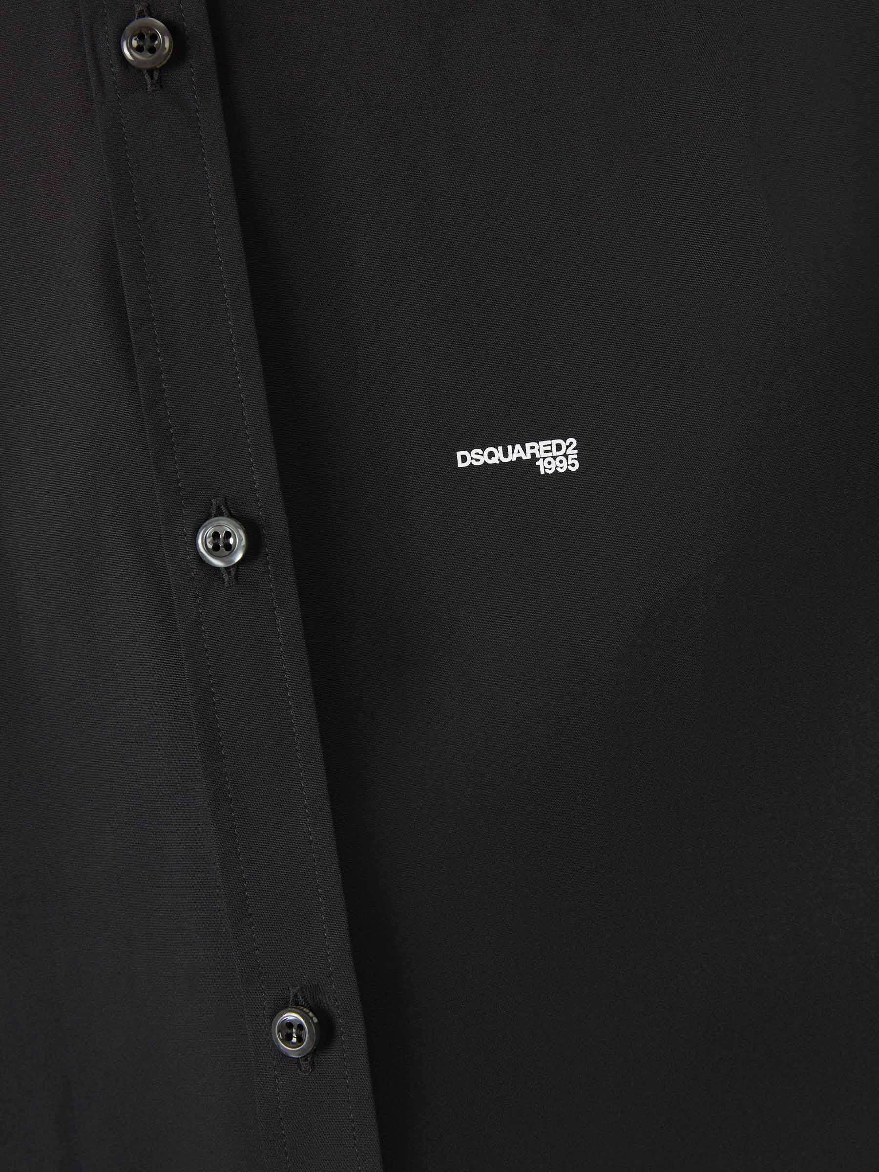 Outlet online Dsquared2 Hombre Camisa Relax Dan color Negro sku 531-006290 01 - Foto 5