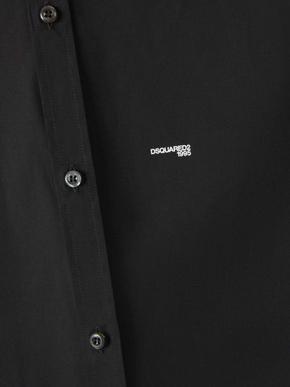 Outlet online Dsquared2 Hombre Camisa Relax Dan color Negro sku 531-006290 01 - Foto 5