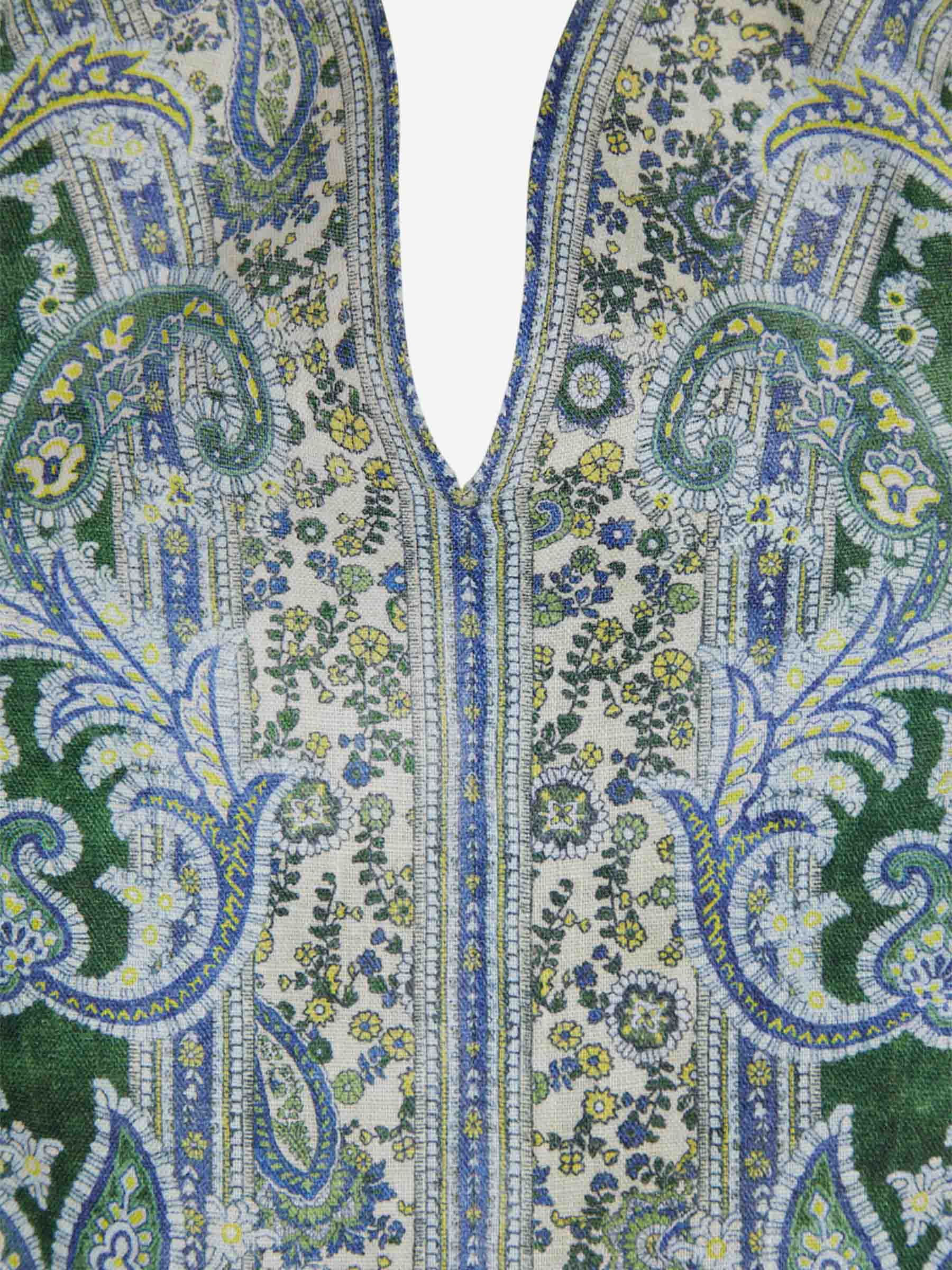 Outlet online Zimmermann Mujer Vestido Mini Ottie Paisley color Verde sku 731-005940 01 - Foto 4