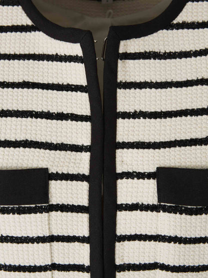 Outlet online Veronica Beard Mujer Chaqueta Dickey Foster color Blanco sku 741-002200 01 - Foto 4
