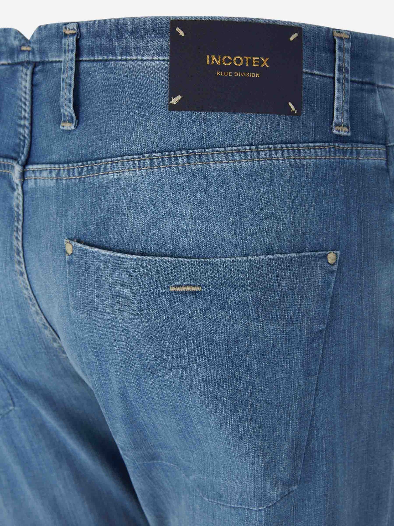Outlet online Incotex Blue Division Hombre Jeans Slim Fit color Azul Denim sku 522-002632 01 - Foto 4